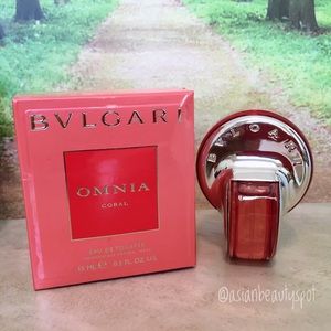 Omnia Coral Bvlgari for women EDT Spray .5oz.
